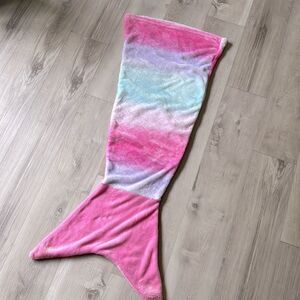 Mermaid Blanket Tail Plush Youth Girl OS